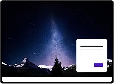 Cielo Nocturno tema para Windows 11