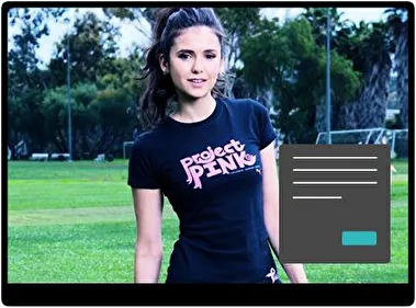 Nina Dobrev Ciemny motyw dla Windows 10 i 11