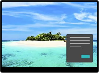 Escenas del Océano Oscuro tema para Windows 11