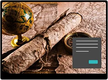 Stara Mapa Ziemi Ciemny motyw dla Windows 10 i 11