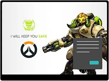 Orisa Oscuro tema para Windows 11