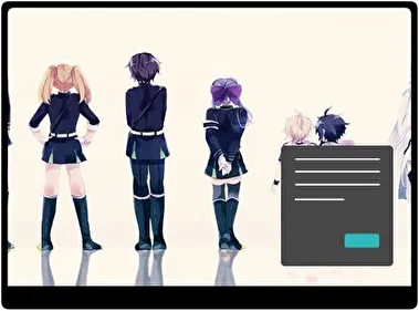 Owari No Seraph Oscuro tema para Windows 11