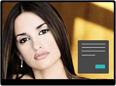 Penélope Cruz Oscuro tema para Windows 11