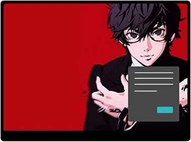 Persona 5 Oscuro tema para Windows 11