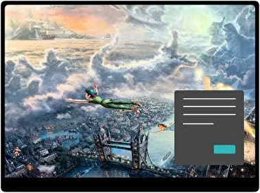 Пітер Пен Темна тема для Windows 11