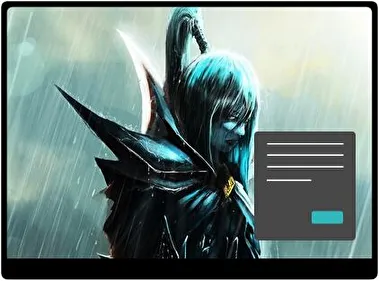 Phantom Assassin Dota 2 Dunkles Thema für Windows 10 und 11