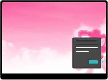 Pinkie Pie Oscuro tema para Windows 11