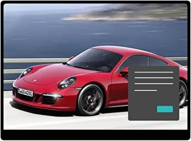 Porsche 9 Oscuro tema para Windows 11