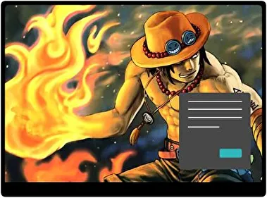 Portgas D Ace Escuro tema para Windows 10 e 11