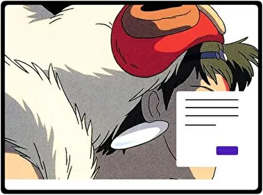 Prinses Mononoke thema voor Windows 11