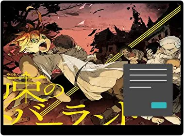 A Promessa de Neverland Escuro tema para Windows 10 e 11
