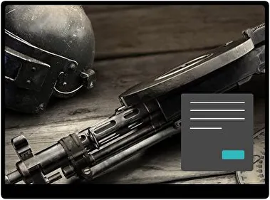 Armas de Pubg Oscuro tema para Windows 11