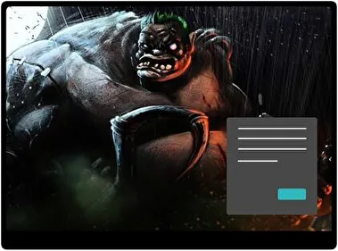 Падж Дота 2 Темна тема для Windows 11
