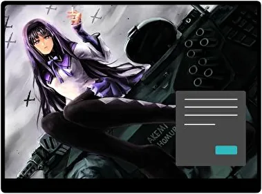 Puella Magi Madoka Magica Oscuro tema para Windows 11