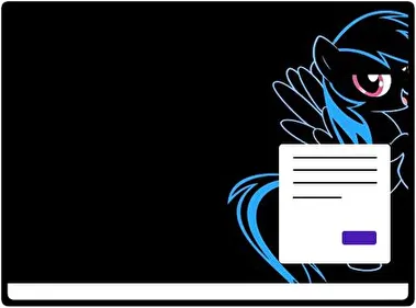 Rainbow Dash tema para Windows 11
