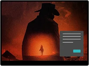 Ред Дед Редемпшн 2 Темна тема для Windows 11