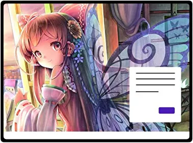 Reimu Hakurei thema voor Windows 11