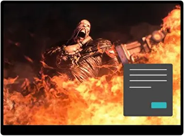 Resident Evil 3 2020 Oscuro tema para Windows 11