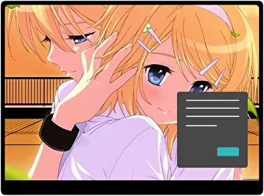Rin Kagamine Vocaloid Donker thema voor Windows 11
