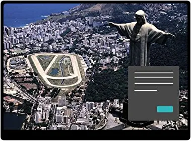 Rio de Janeiro Ciemny motyw dla Windows 10 i 11
