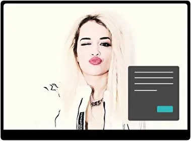 Rita Ora Ciemny motyw dla Windows 10 i 11
