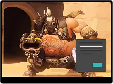 Roadhog Oscuro tema para Windows 11