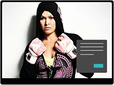 Ronda Rousey Ciemny motyw dla Windows 10 i 11