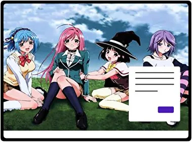 Rosario Vampire tema para Windows 11