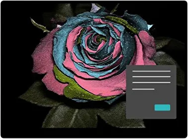 Rosa Oscuro 2 tema para Windows 11