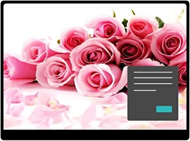 Rosas Oscuro tema para Windows 11