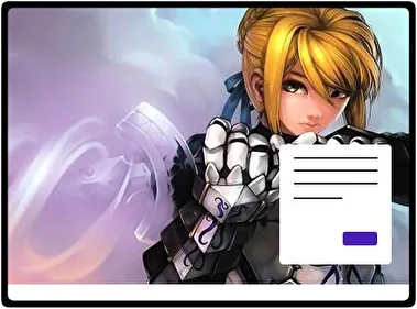 Saber Fatestay Night tema para Windows 11