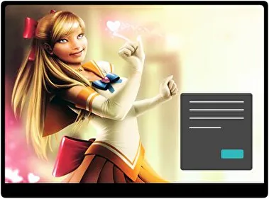 Sailor Moon Ciemny motyw dla Windows 10 i 11