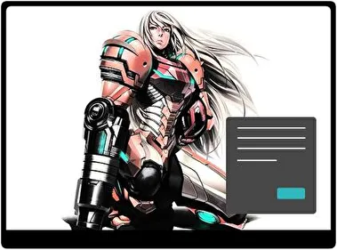 Samus Aran Oscuro tema para Windows 11