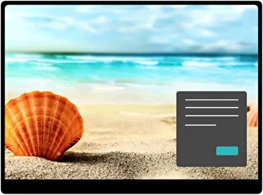 Arena y Océano Oscuro tema para Windows 11