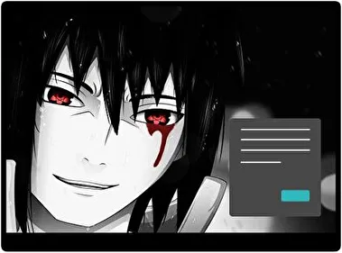 Sasuke Uchiha Ciemny motyw dla Windows 10 i 11