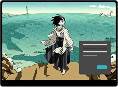 Sayonara Zetsubou Sensei Oscuro tema para Windows 11