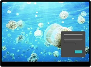 Морське Життя Темна тема для Windows 11