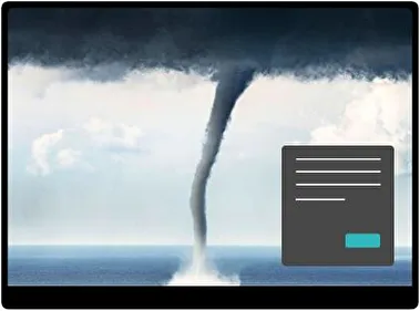 Tormenta en el Mar Oscuro tema para Windows 11