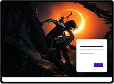 Sombra de La Tumba Raider tema para Windows 11