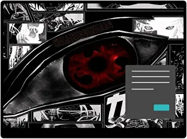 Sharingan Oscuro tema para Windows 11