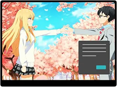 Shigatsu Wa Kimi No Uso Oscuro tema para Windows 11