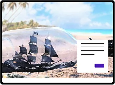 Barco En Una Botella tema para Windows 11