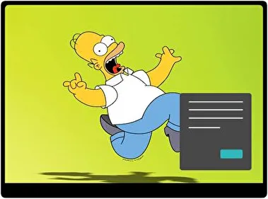 Simpsonowie Ciemny motyw dla Windows 10 i 11