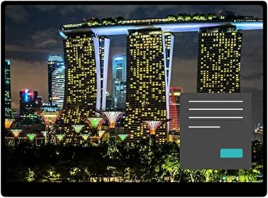 Singapur Ciemny motyw dla Windows 10 i 11
