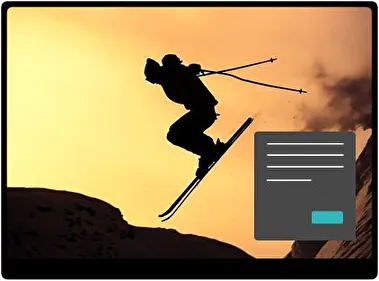 Narciarstwo Ciemny motyw dla Windows 10 i 11