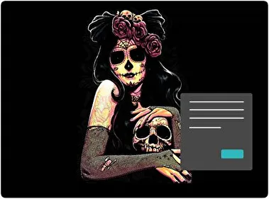 Skull Dark тема для Windows 10 и 11