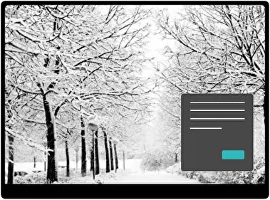 Śnieg Ciemny motyw dla Windows 10 i 11