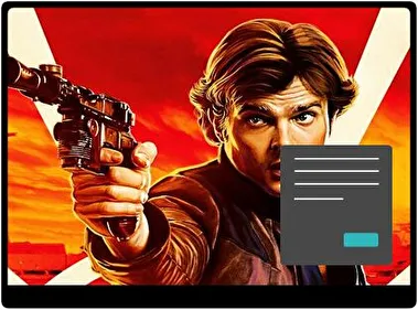 Solo: Una Historia de Star Wars Oscuro tema para Windows 11