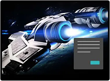 Nave Espacial Oscuro tema para Windows 11