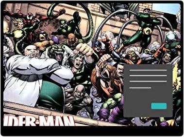 Komiksy Spider-Man Ciemny motyw dla Windows 10 i 11